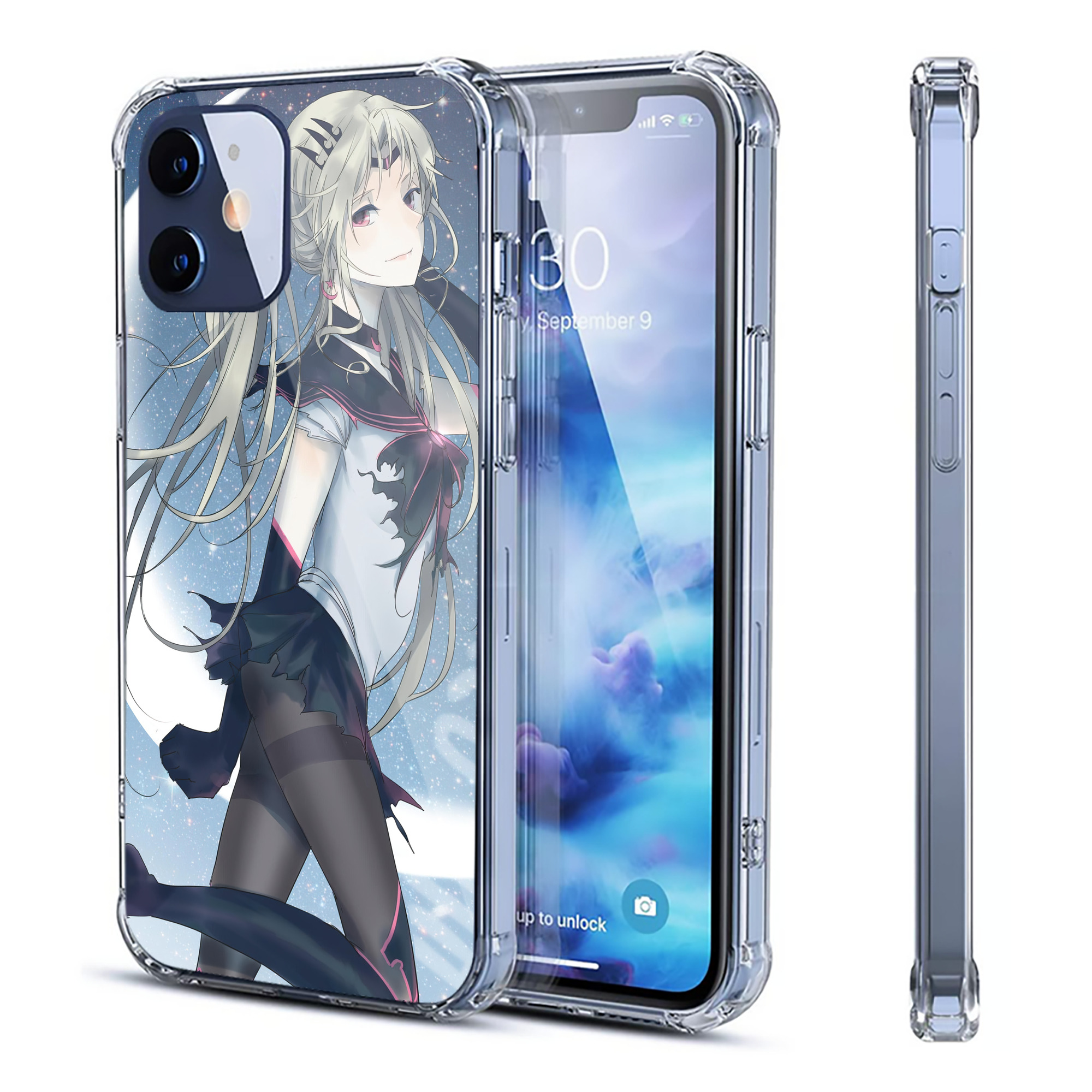 （画像用） 美少女戦士セーラームーン Sailor Moon 【iPhone 12シリーズ対応】透明スマホケース（クリアソフトケース）